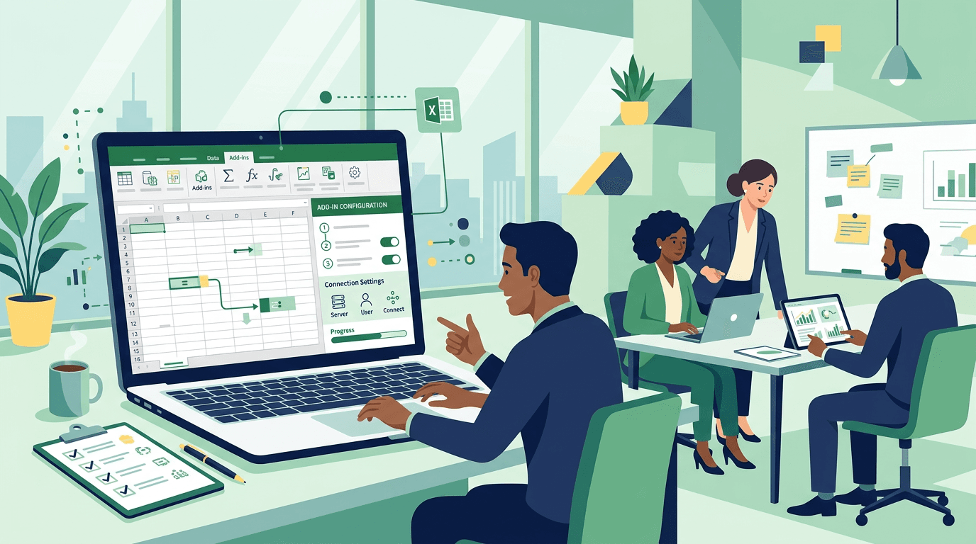 Smart View installation and connection setup in Excel